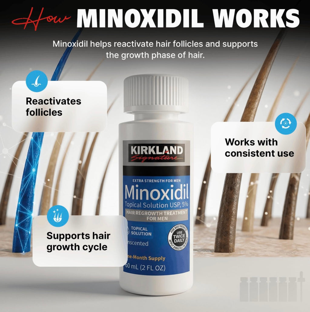 Minoxidil 5% Hair Growth Treatment (6 months)